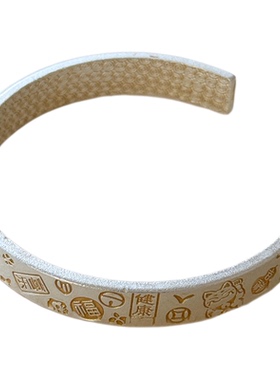 招财猫哑银开口可调节手镯镯子女