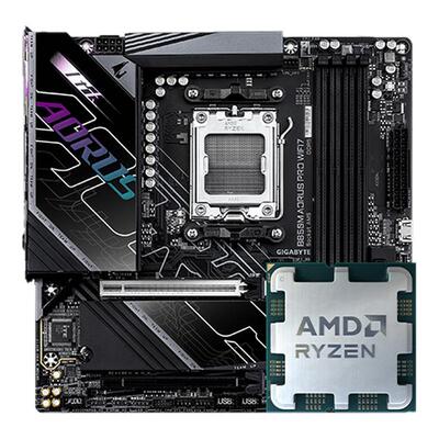 AMD R7 78 9800X3D技嘉B650M冰B85电竞雕妹铭瑄华擎X87主板U套装