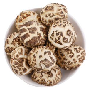 新货湖北房县白花菇剪脚无根肉厚冬菇煲汤香神农架仿椴木野生蘑菇