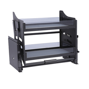 厨房橱柜吊柜升降拉篮阻尼缓冲收纳柜置物架下拉式调味拉篮内置