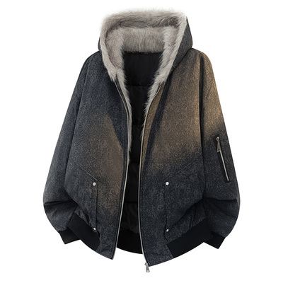 NASA官方进口美式潮牌棉衣外套