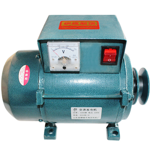 皮带式 220V柴油机 照明发电机1000W小型发动机家用纯铜线汽油机