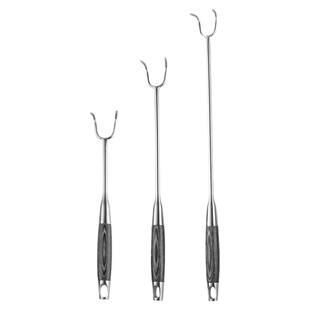 捞肉钩子不锈钢抓肉长杆炸扣肉勾子煮肉卤肉316长柄勾肉专用工具