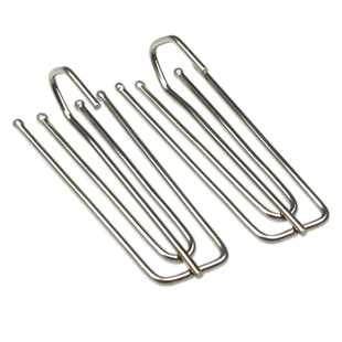 窗帘四角挂钩布带钩加粗真纯不锈钢窗帘挂钩牢固耐用四爪钩子配件