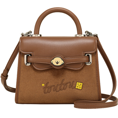 手提斜挎包toutou线条小狗凯莉包