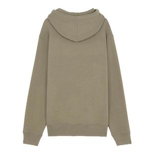 Maison Kitsune日常休闲男士字母刺绣连帽长袖套头卫衣银泰百货