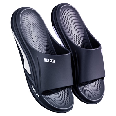 国潮回力夏季一字型防臭拖鞋