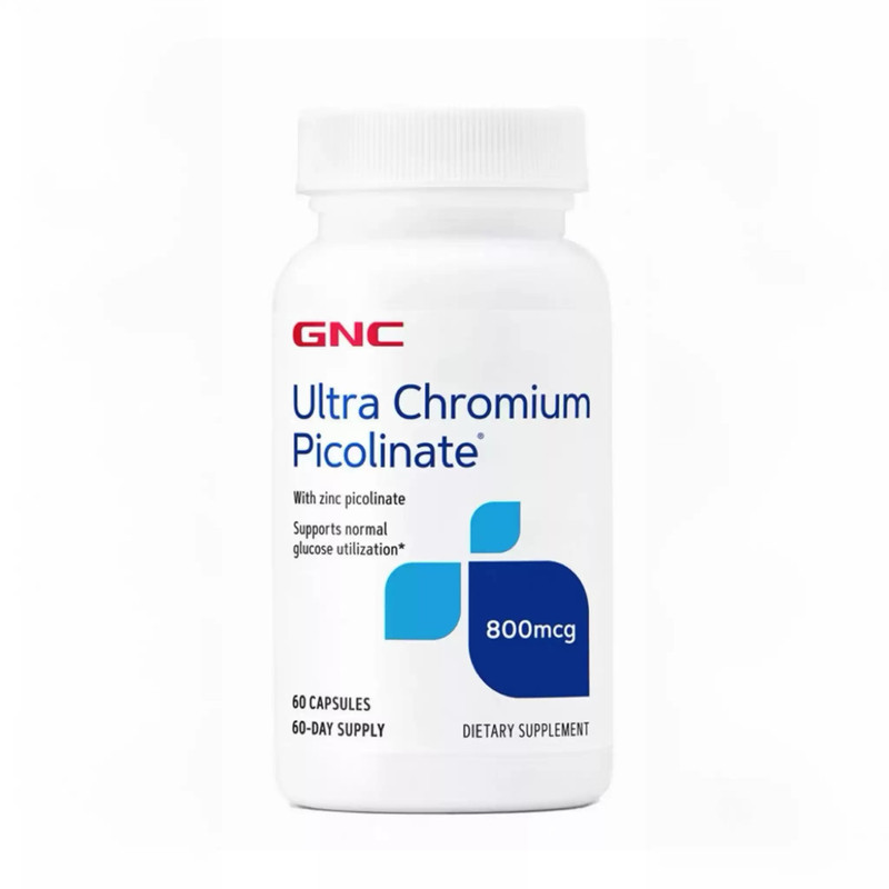 GNC吡啶甲酸铬胶囊60片控血糖