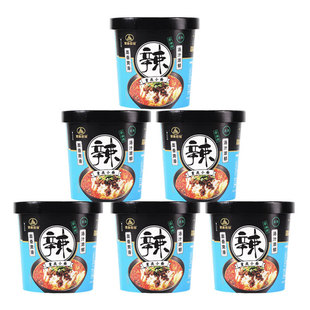 豫道食品重庆小面酸辣粉组合桶装速食泡面免煮面条方便面非油炸