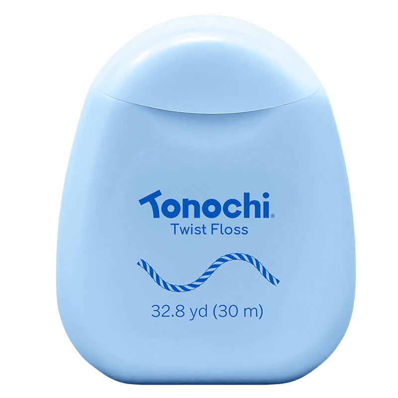 Tonochi通吃猫牙线卷双股线清洁感更强黑三角宽牙缝便携剔牙薄荷
