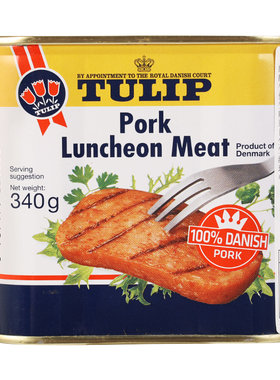 郁金香午餐肉三明治即食猪肉罐头