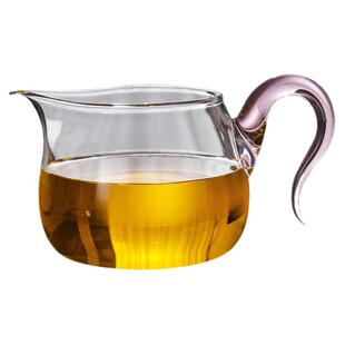 彩把透明公道杯玻璃高档加厚2024新款高鹏硅分茶器日式泡茶海茶具