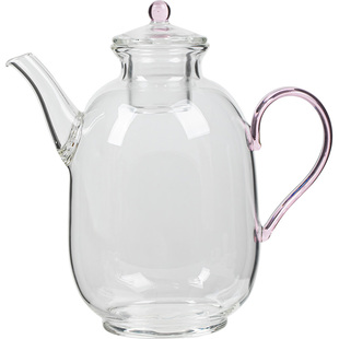 寻心宋式玻璃执壶茶具套装一壶两杯高硼硅耐热煮茶壶大容量泡茶器