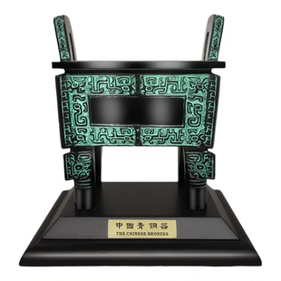 司母戊鼎青铜器方鼎纯铜鼎摆件招财聚财办公室客厅大堂商务礼品