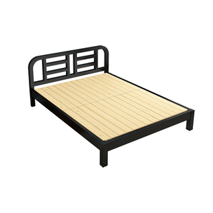 网红铁艺床双人床铁架床单人床1米5家用铁床加厚加固床现代简约