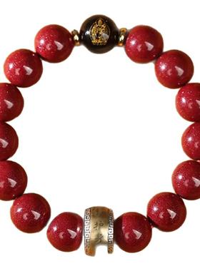 手串朱砂本命年银饰玛瑙本命佛