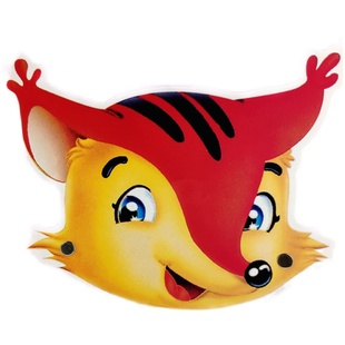 狐狸和兔子表演头饰幼儿园儿童演出小熊公鸡小狗卡通动物面具道具