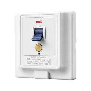 电热水器专用漏电保护插头带插座的漏保开关16a防漏电保护器家用