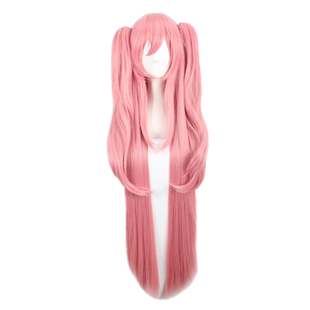 猫老师终结的炽天使克鲁鲁采佩西cosplay假发粉色分体双马尾假毛