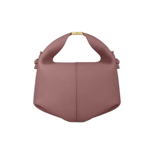 【礼物】Polene波灵恩Béri 丁香紫色荔枝牛皮手提斜挎包