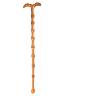 纯桃木龙头拐杖老人实木防滑拐棍老年人轻便木质拐柜手杖木头助力