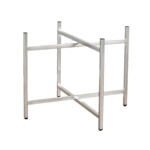 加厚餐桌支架可折叠大圆桌台脚架子玻璃桌腿架铁艺十字架支撑底座