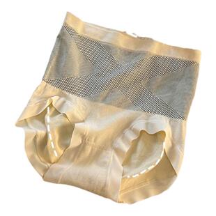 X黑绷带内裤女士高腰收腹大码加长女内裤提臀包臀舒适透气三角裤