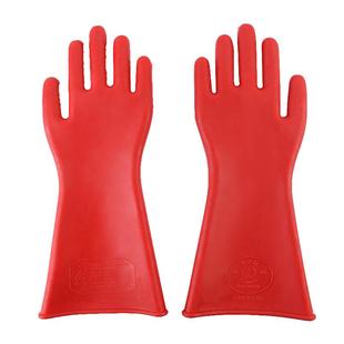 双安安全牌电工绝缘手套正品橡胶手套带电作业接线防电12KV35KV