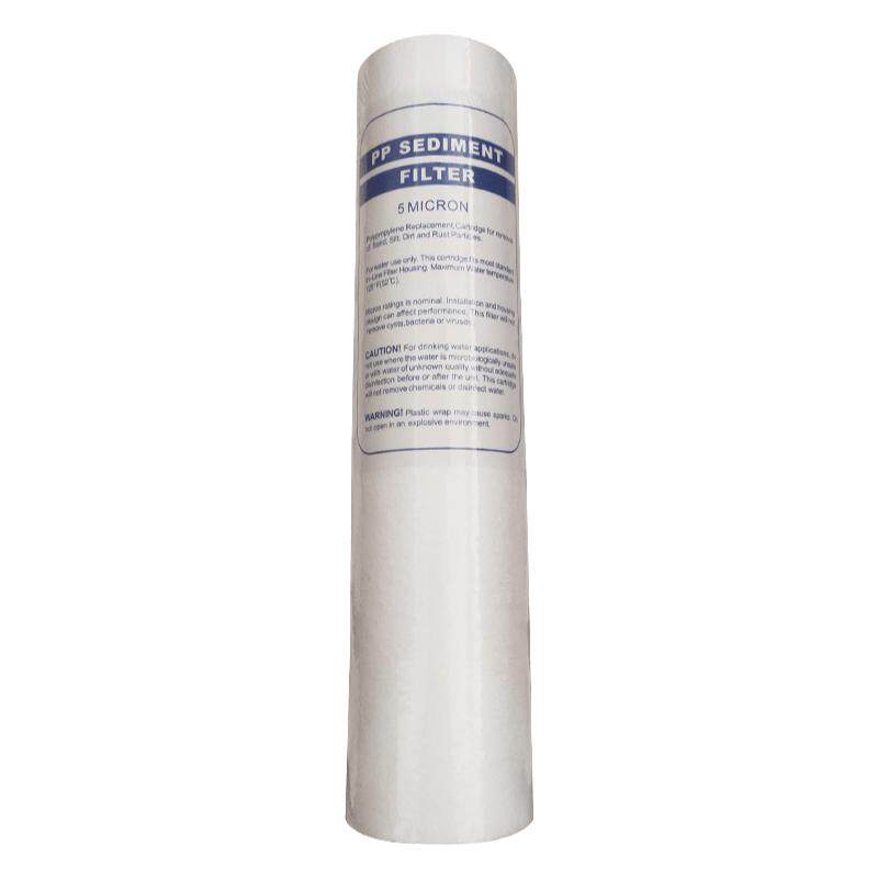 净水器PP熔喷滤芯10寸20寸30寸40寸5微米保安前置精密过滤器棉芯