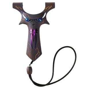 普雷萨斯四代小怪兽恶魔钛合金龙齿快压弹弓暗扣款免绑夹片扁皮弓