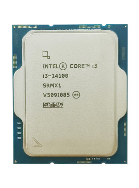 英特尔 i3 14100 CPU散片 台式机处理器带核显 搭配B760M主板套装