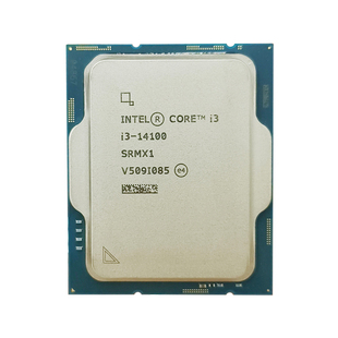 英特尔 i3 14100 CPU散片 台式机处理器带核显 搭配B760M主板套装
