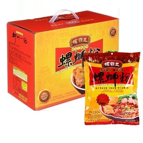 广西柳州螺霸王螺蛳粉330g袋装螺狮粉方便速食螺丝粉宵夜酸辣米粉