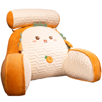 冰丝乳胶床头靠垫软包护腰靠枕