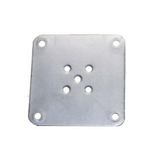 直销8X8铁片连接件柜脚固定实木桌脚沙发安装家具五金配件