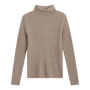 海尔曼斯26/2支粗纺进口机10.2针约145g羊绒毛针织衫高领D4981D71