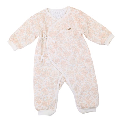 娃丽比新生婴儿衣服秋冬初生宝宝连体衣纯棉夹棉加厚哈衣爬服冬装