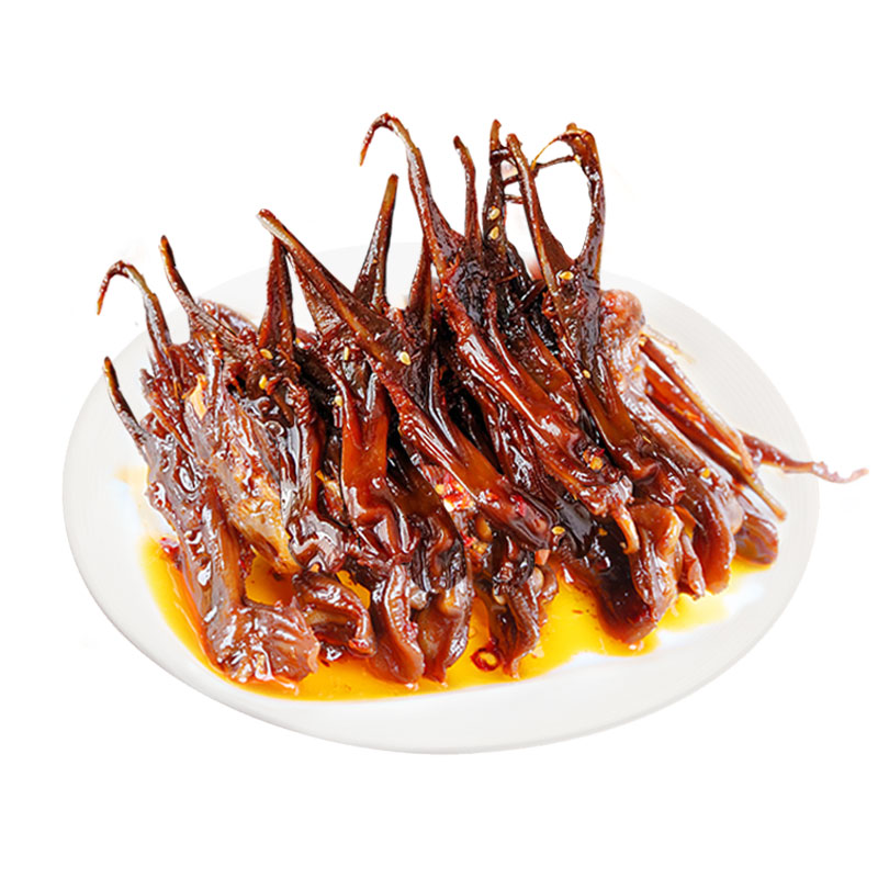 香辣鸭舌正宗湖南零食夜宵卤味肉熟食小吃下酒菜追剧即食鸭舌头