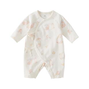 戴维贝拉A类新生婴儿衣服春装2026女宝宝婴幼儿连体衣男宝和尚服