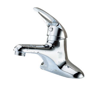 JOMOO九牧面盆台盆洗脸盆单把双孔黄铜冷热水龙头3275-050