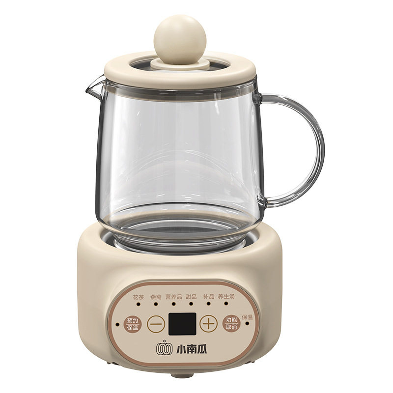 对伴办公室玻璃养生壶花茶小型