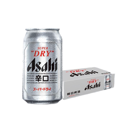 Asahi朝日超爽生啤酒330ml*6罐*4
