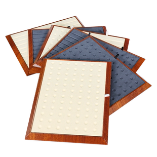 珠子展示盘珠宝首饰文玩圆珠托盘散珠裸钻收纳盘子宝石珍珠盘拍照