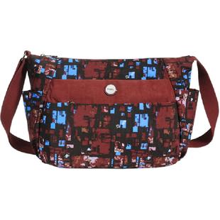 法姿女包斜挎包2025新款休闲尼龙帆布包简约单肩包时尚小新月包包