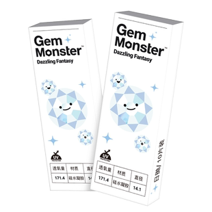 清库26年效期]GemMonster琦洛丽美瞳硅水凝胶月抛2片明基隐形眼镜