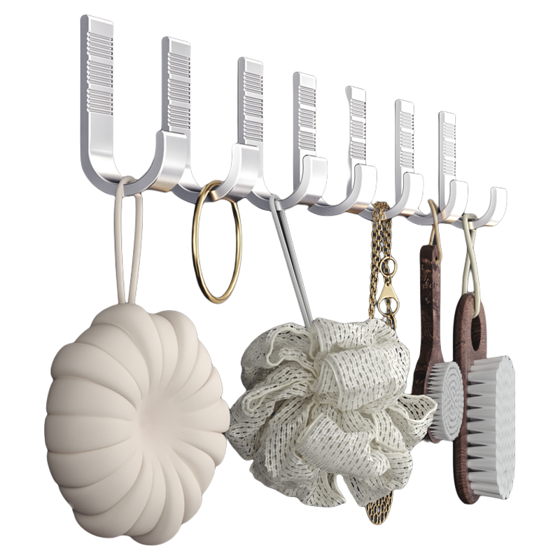 免打孔挂钩强力粘胶浴室门后玄关承重挂衣架墙壁粘钩墙上衣帽收纳