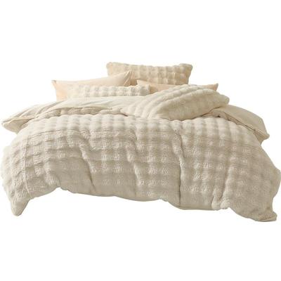 水星家纺抗静电速拆暖绒四件套