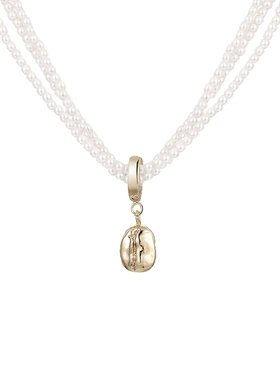 shes茜子巴比耶优雅工艺珍珠项链手链两戴式锁骨链高级感叠戴颈链