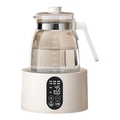 恒温壶纯全玻璃一体婴儿家用调奶器热水烧水壶冲泡奶粉保温暖奶器