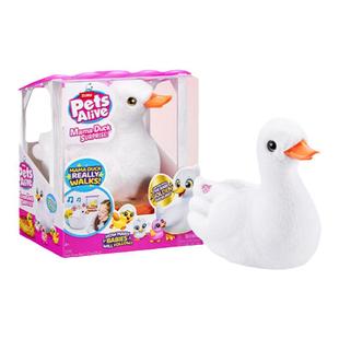 ZURU佩特宠物嘛嘛鸭女孩陪伴玩具可爱小鸭子真实叫声生日礼物玩偶